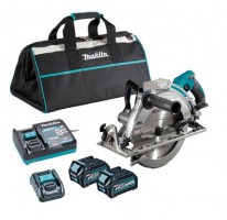 Makita RS002GD201 40v Max XGT 260mm AWS Brushless Circular Saw With 2 x 2.5Ah Batteries
